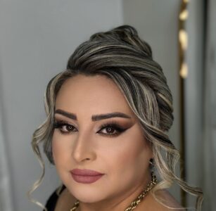 مدل شینیون برای نامزدی در شینیون مو در سالن زیبایی زینب همتی در کرج