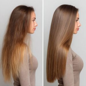 تکنیک کراتینه برای صافی و لختی مو در کرج