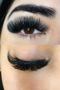 چشم های جذاب با مدل مژه مگا والیوم در کرج