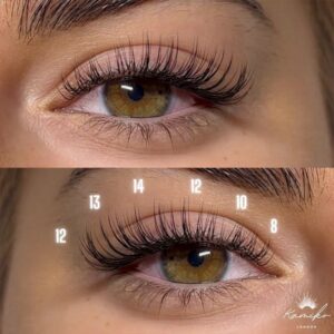 تراکم مژه در انواع اکستنشن در کرج