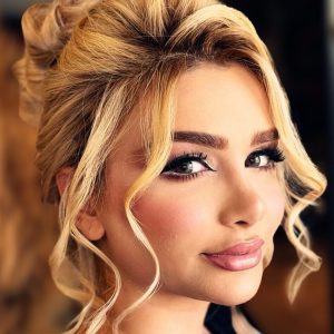 شینیون حرفه ای و خاص در شینیون مو در سالن زیبایی زینب همتی در کرج